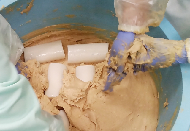 かまぼこの酒粕漬け作業工程