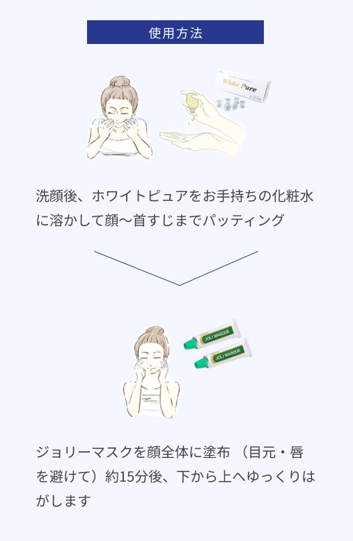 アンメラン 整肌 ホワイトピュア12個+ジョリーマスク