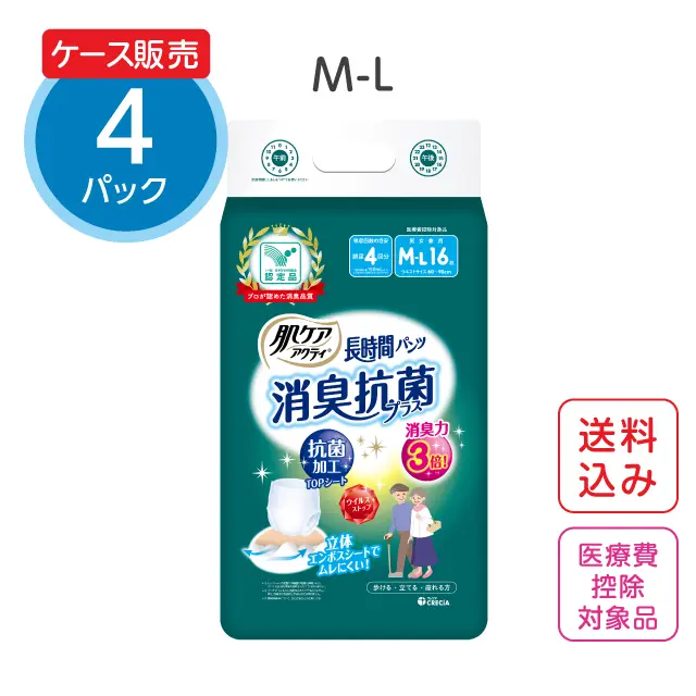 大人用紙おむつ　パンツタイプ長時間　M-Lサイズ