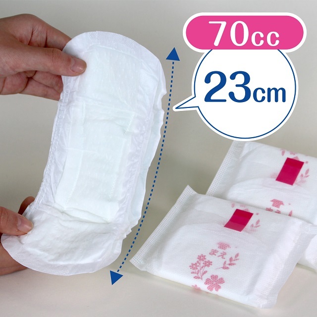 ポイズ　さらさら素肌吸水ナプキン 70cc