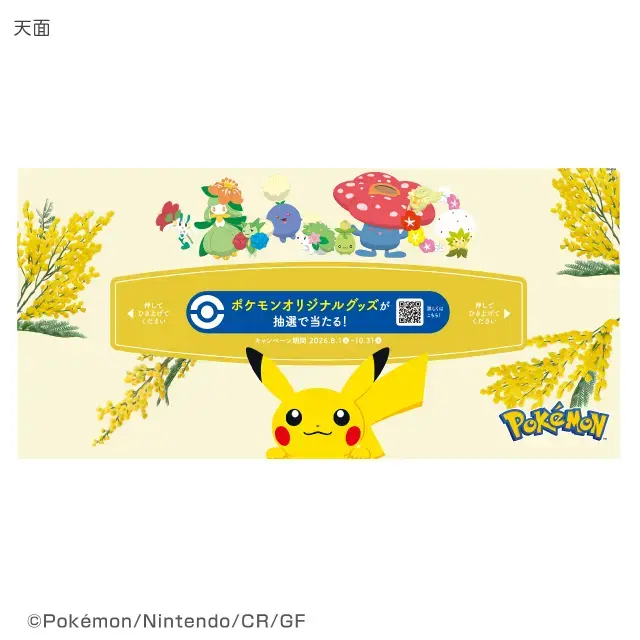 ティッシュペーパー 250組 3箱パック スコッティ×ポケモン