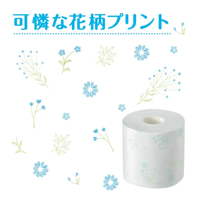 可憐な花柄プリント