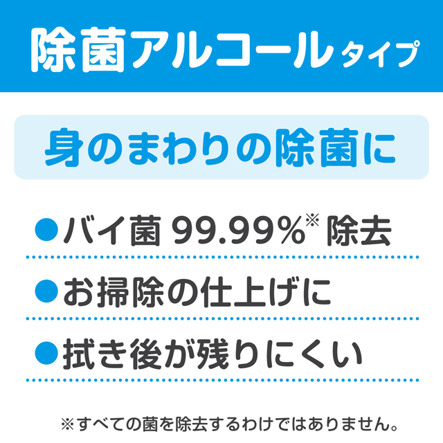 スコッティ ウエットティシュー 除菌 アルコールタイプ