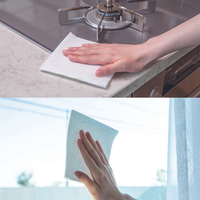 洗って使えるペーパータオル