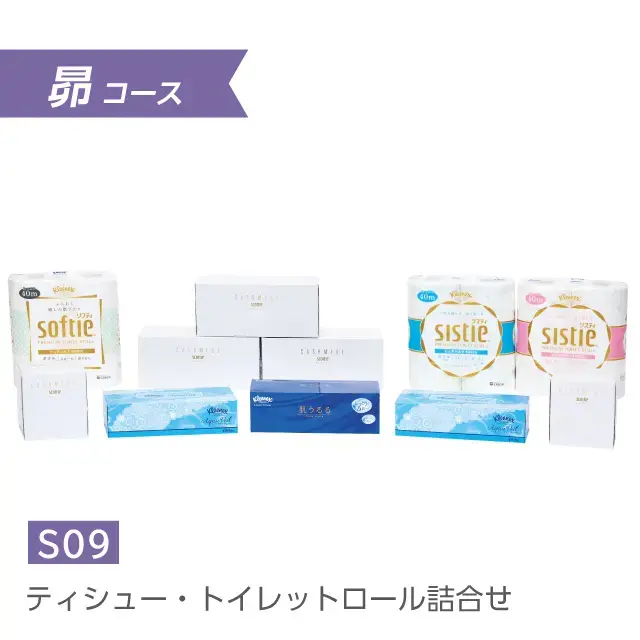 クレシアギフトカード（スコッティ・クリネックス　ティッシュ・トイレットペーパーのギフト）