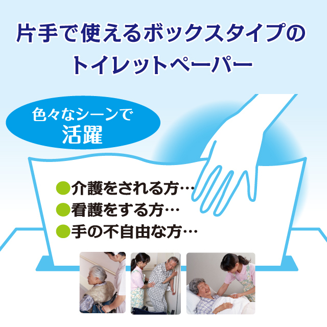 公式】片手でらくらくトイレットペーパー 100組×20箱 スコッティ｜日本