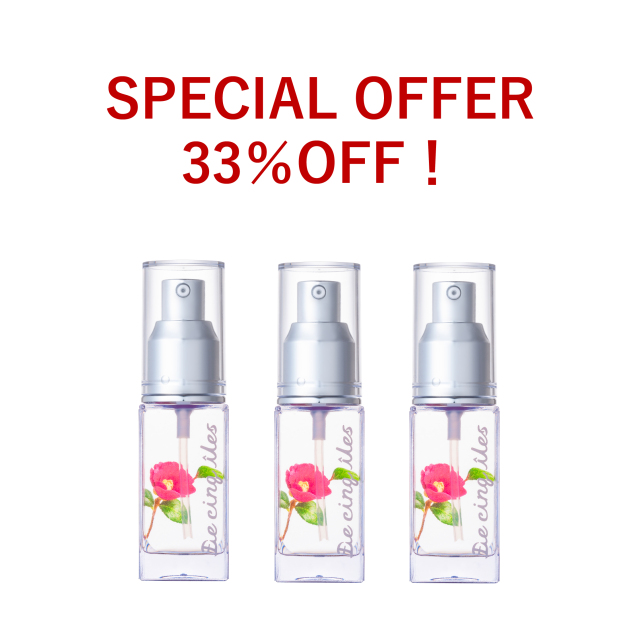 ピュア椿　3本セット