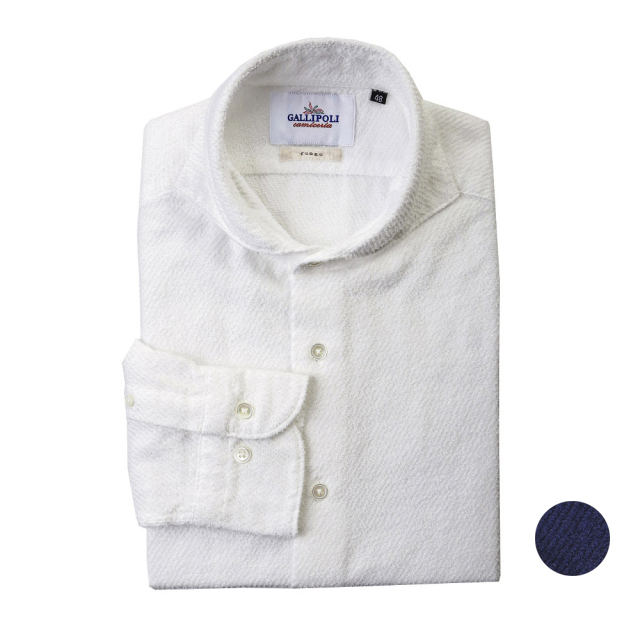 今治パイルシャツ　両面パイル型