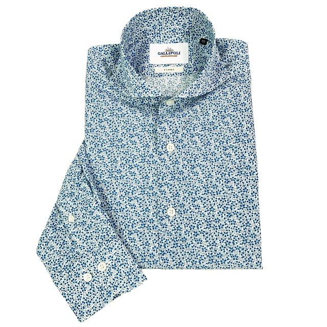 LIBERTY/リバティ フラワー柄長袖シャツ