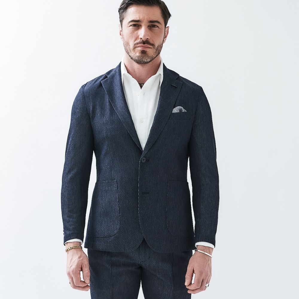 RIFLESSO SUMMER WOOL SINGLE JACKET リフレッソストレッチ・サマーウールシングルジャケット