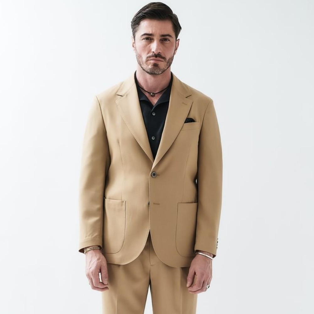 LEON SUPER120’s SUMMER WOOL SINGLE JACKETレオンスーパー120’sサマーウールジャケット