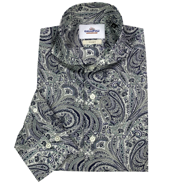 LIBERTY/リバティ ペイズリー柄長袖シャツ MENS SHIRT GALLIPOLI