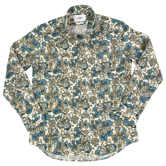 LIBERTY/リバティ フラワー柄長袖シャツ MENS SHIRT GALLIPOLI