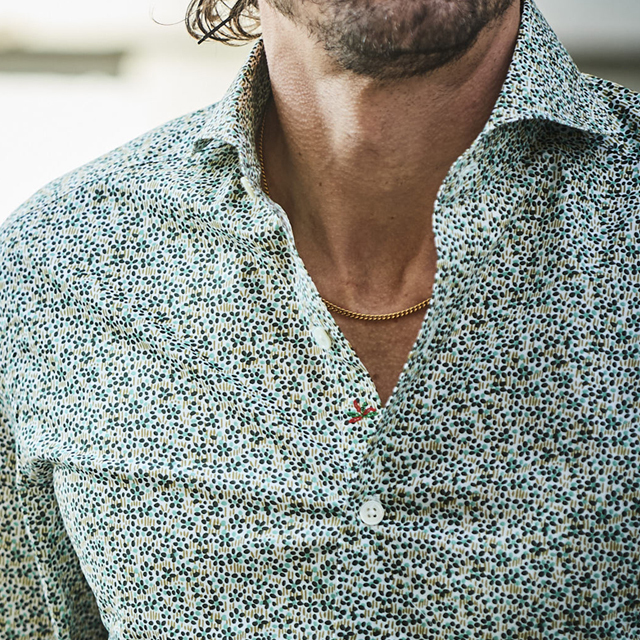 LIBERTY/リバティ フラワー柄長袖シャツ MENS SHIRT GALLIPOLI