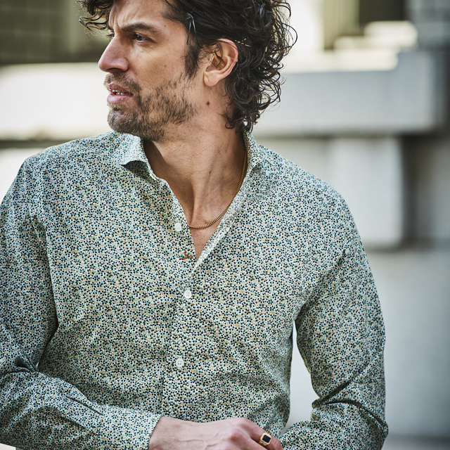 LIBERTY/リバティ フラワー柄長袖シャツ MENS SHIRT GALLIPOLI