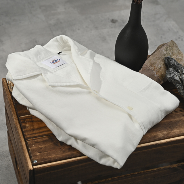 今治パイルオープンカラーシャツ 両面パイル型 MENS SHIRT GALLIPOLI