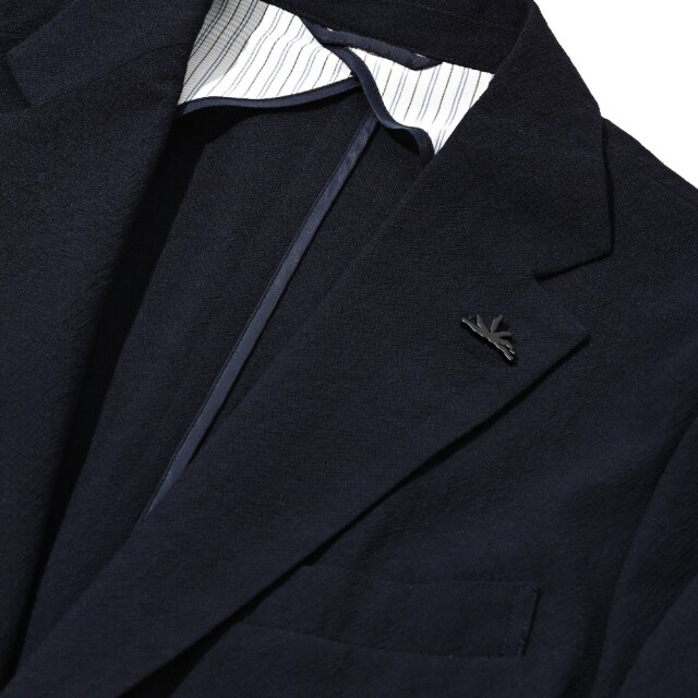 LUCENTE SUMMER WOOL SINGLE JACKET ルチェンテ・サマーウールシングルジャケット