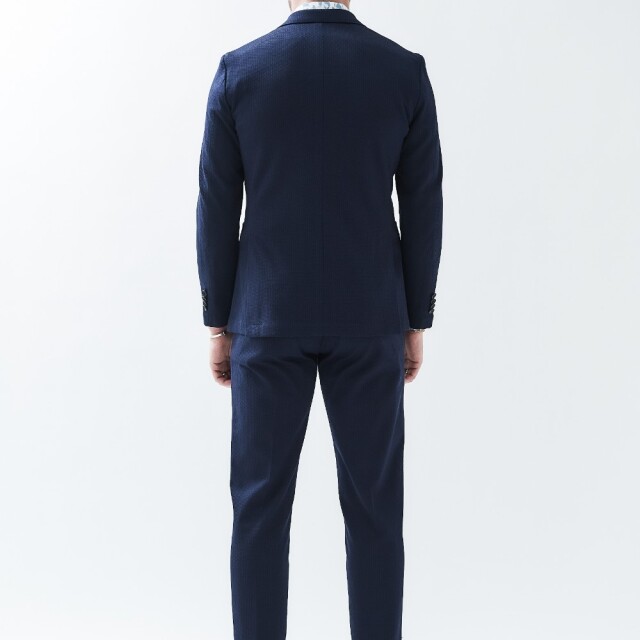 PUNTO JACQUARD JERSEY SINGLE JACKET ドットジャガードストレッチシングルジャケット