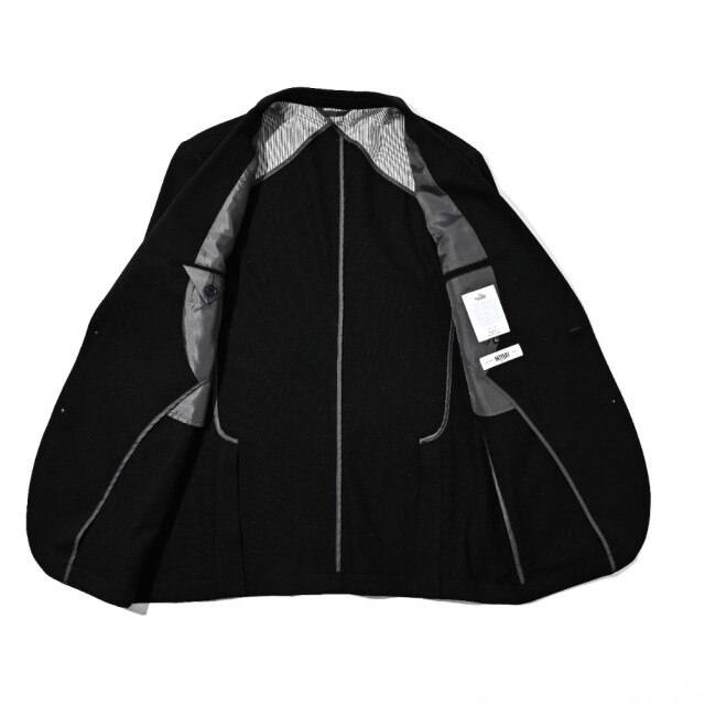 PUNTO JACQUARD JERSEY SINGLE JACKET ドットジャガードストレッチシングルジャケット