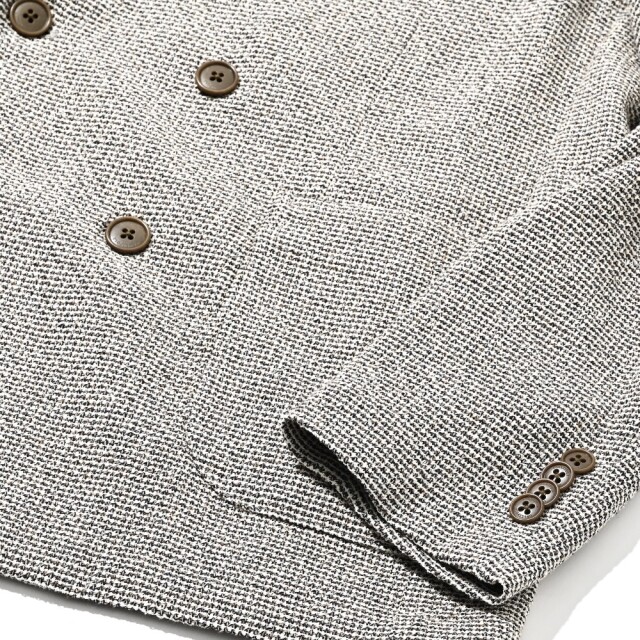 VARIO YARN DOUBLE BREASTED JACKET ヴァリオヤーン・ダブルブレストジャケット