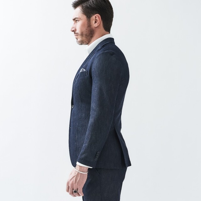 RIFLESSO SUMMER WOOL SINGLE JACKET リフレッソストレッチ・サマーウールシングルジャケット