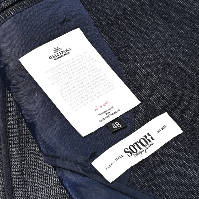 RIFLESSO SUMMER WOOL SINGLE JACKET リフレッソストレッチ・サマーウールシングルジャケット