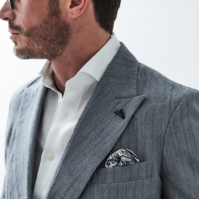 ARTISAN SUMMER MOHAIR  DOUBLE BREASTED JACKET アルティザン・サマーモヘアダブルブレストジャケット
