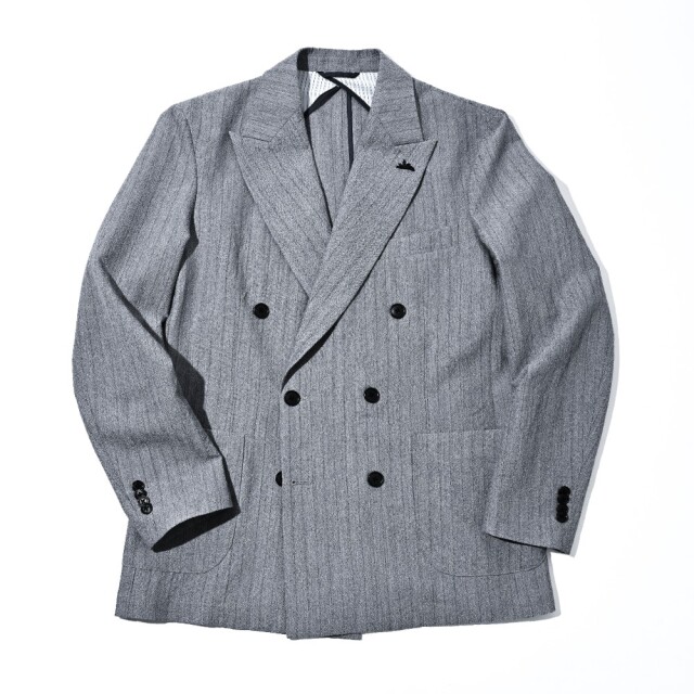 ARTISAN SUMMER MOHAIR  DOUBLE BREASTED JACKET アルティザン・サマーモヘアダブルブレストジャケット