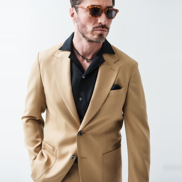 LEON SUPER120’s SUMMER WOOL SINGLE JACKETレオンスーパー120’sサマーウールジャケット