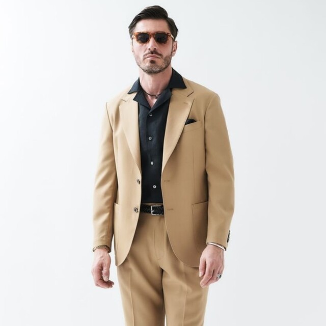 LEON SUPER120’s SUMMER WOOL SINGLE JACKETレオンスーパー120’sサマーウールジャケット