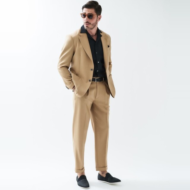 LEON SUPER120’s SUMMER WOOL SINGLE JACKETレオンスーパー120’sサマーウールジャケット