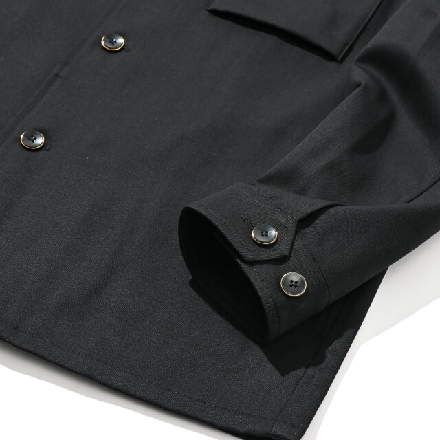 LEON SUPER120’s SUMMER WOOL SHIRT OUTERレオンスーパー120’sサマーウールシャツアウター