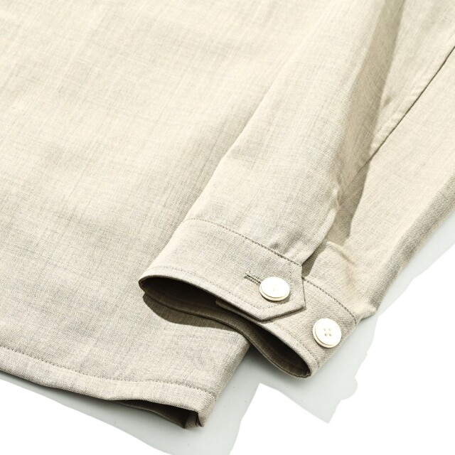 LEON SUPER120’s SUMMER WOOL SHIRT OUTERレオンスーパー120’sサマーウールシャツアウター