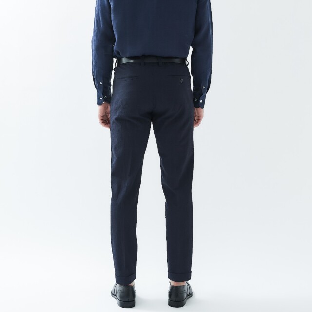 LUCENTE SUMMER WOOL 1PLEATS PANTS (UNO) ルチェンテ・サマーウールワンプリーツパンツ(ウーノ)