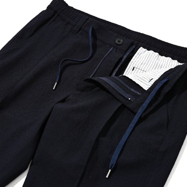 LUCENTE SUMMER WOOL 1PLEATS PANTS (UNO) ルチェンテ・サマーウールワンプリーツパンツ(ウーノ)