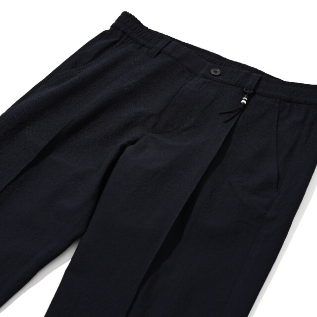 LUCENTE SUMMER WOOL 1PLEATS PANTS (UNO) ルチェンテ・サマーウールワンプリーツパンツ(ウーノ)