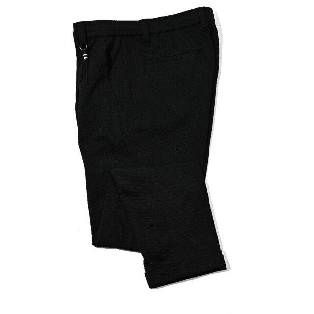 PUNTO JACQUARD JERSEY 1PLEATS PANTS (UNO) プント・ジャガード・ジャージワンプリーツパンツ(ウーノ)
