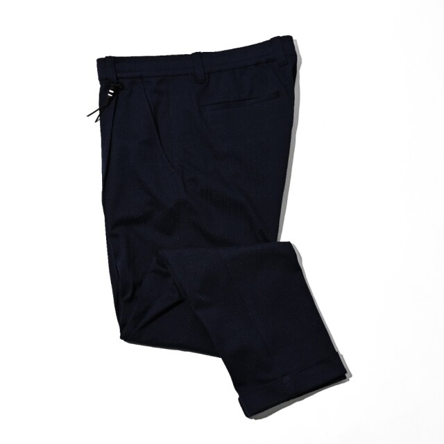 PUNTO JACQUARD JERSEY 1PLEATS PANTS (UNO) プント・ジャガード・ジャージワンプリーツパンツ(ウーノ)