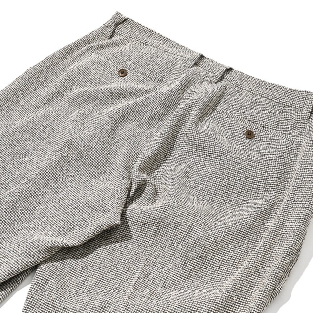 VARIO YARN 2PLEATS PANTS  ヴァリオヤーン・ツープリーツパンツ(コモド)