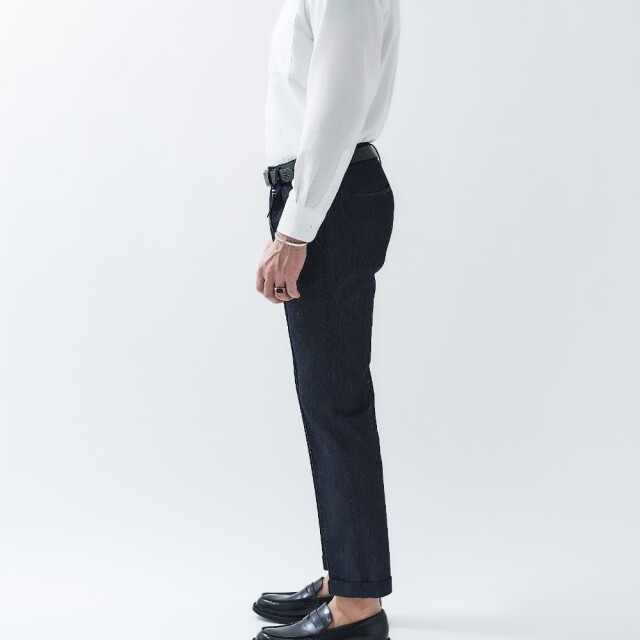 RIFLESSO SUMMER WOOL 1PLEATS PANTS (UNO) リフレッソストレッチ・サマーウールワンプリーツパンツ(ウーノ)
