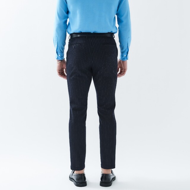 LINEA RASCHEL SUMMER WOOL NO PLEATS PANTS (FILO) リネア・ラッセルストレッチサマーウールノープリーツパンツ(フィーロ)