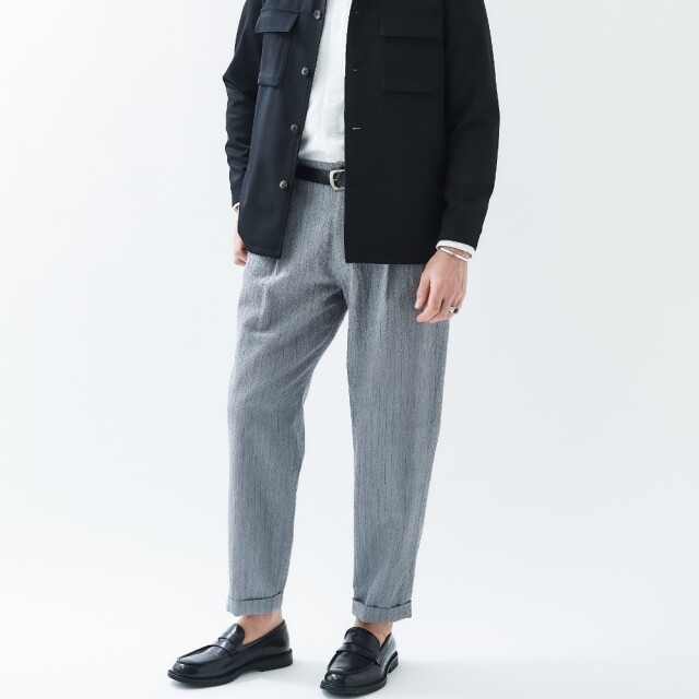 ARTISAN SUMMER MOHAIR 2PLEATS PANTS  アルティザン・サマーモヘアツープリーツパンツ(コモド)
