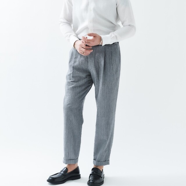 ARTISAN SUMMER MOHAIR 2PLEATS PANTS  アルティザン・サマーモヘアツープリーツパンツ(コモド)