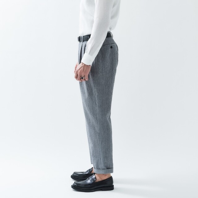 ARTISAN SUMMER MOHAIR 2PLEATS PANTS  アルティザン・サマーモヘアツープリーツパンツ(コモド)
