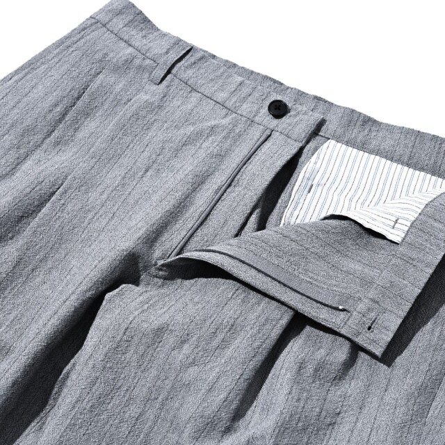 ARTISAN SUMMER MOHAIR 2PLEATS PANTS  アルティザン・サマーモヘアツープリーツパンツ(コモド)