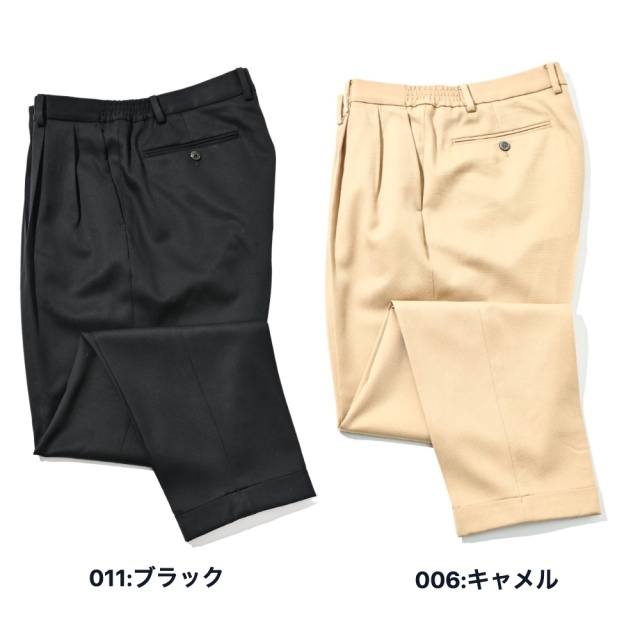 LEON SUPER120’s SUMMER WOOL 2PLEATS PANTSレオンスーパー120’sサマーウールツープリーツパンツ