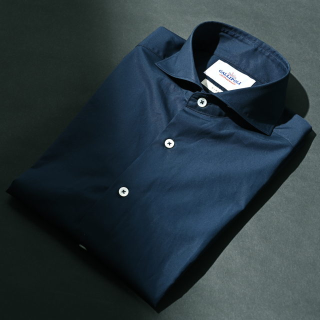 THOMAS MASON／トーマスメイソンシルケットコットンシャツ MENS SHIRT