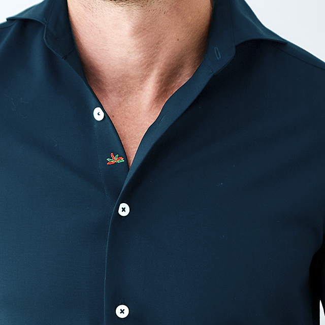 THOMAS MASON／トーマスメイソンシルケットコットンシャツ MENS SHIRT