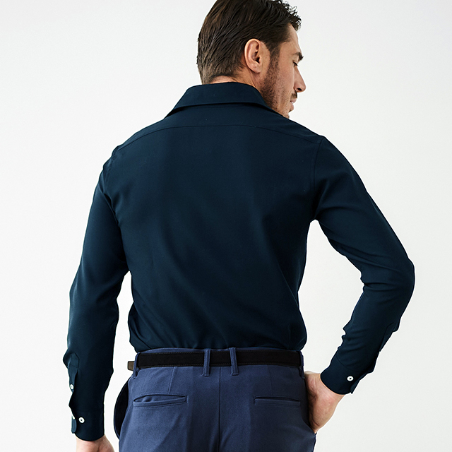 THOMAS MASON／トーマスメイソンシルケットコットンシャツ MENS SHIRT