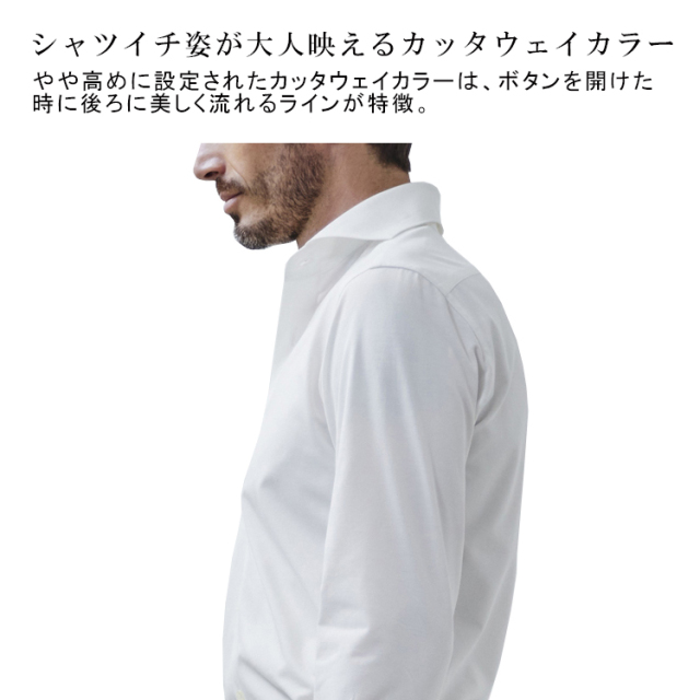 シャツ,メンズ,カジュアルシャツ,ドレスシャツ,清涼,細畝,シアサッカー,ストライプ,ストレッチ,長袖,伸縮,カッタウェイ,吸汗,速乾